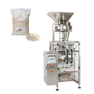 Saquinho de sal 500g Detergente Preço Saco de vedação de parafuso Stand up Multihead Weigher Auto Quad Linear Seladora de sementes Máquina de embalagem